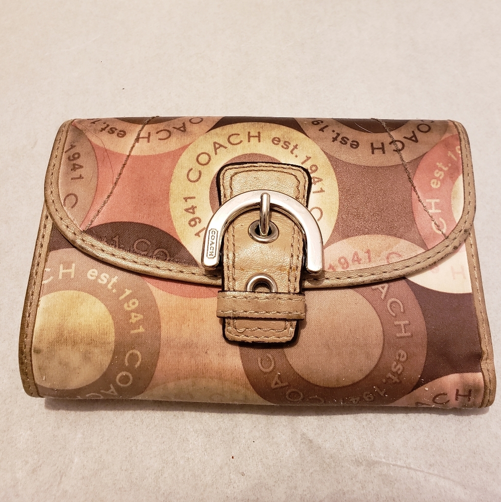 Coach stamp wallet